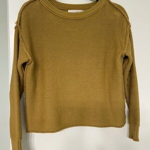Cropped Chelsea and Theodore sweater